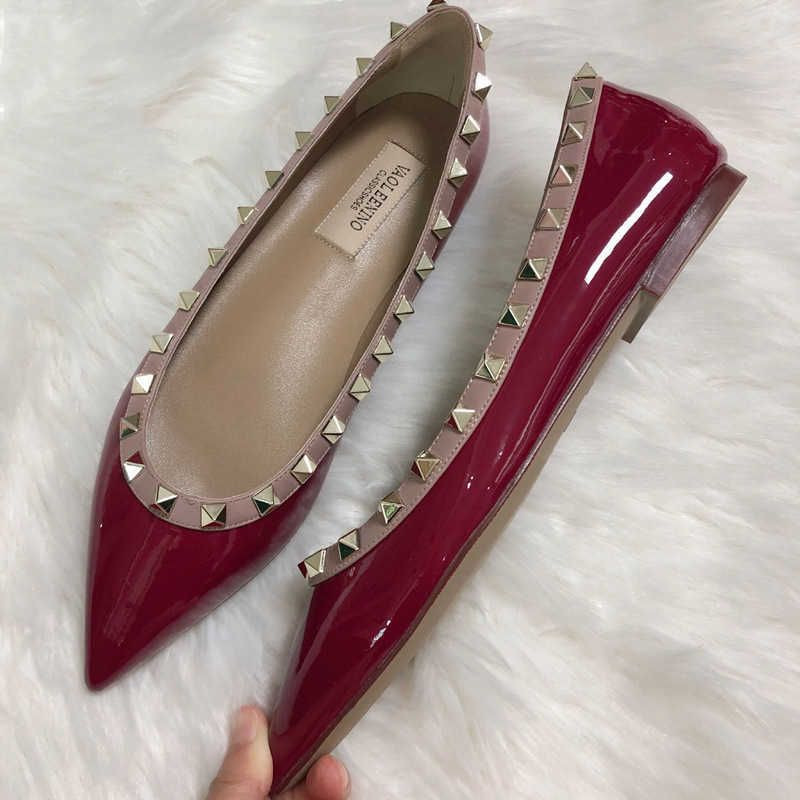 Wine Red Patent Leather