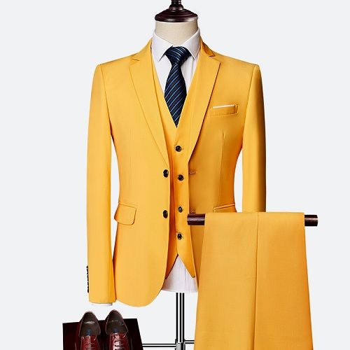 3 piece yellow