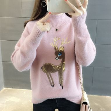 pink sweater