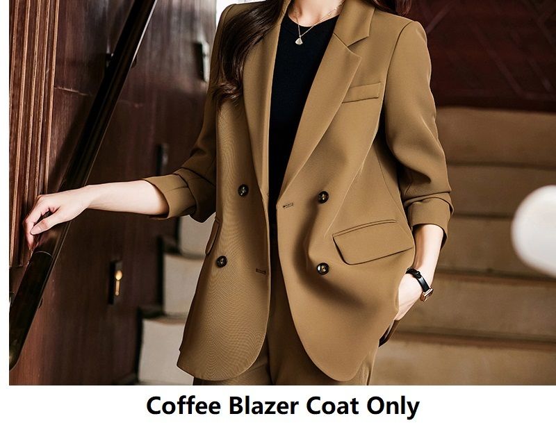 Coffee Blazer Coat