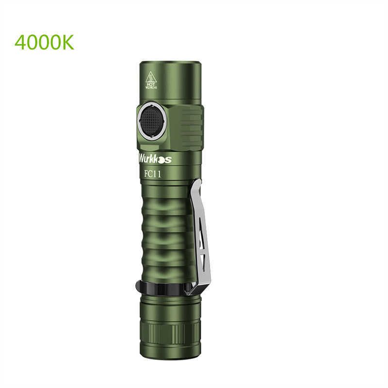 Verde 4000k-con batteria