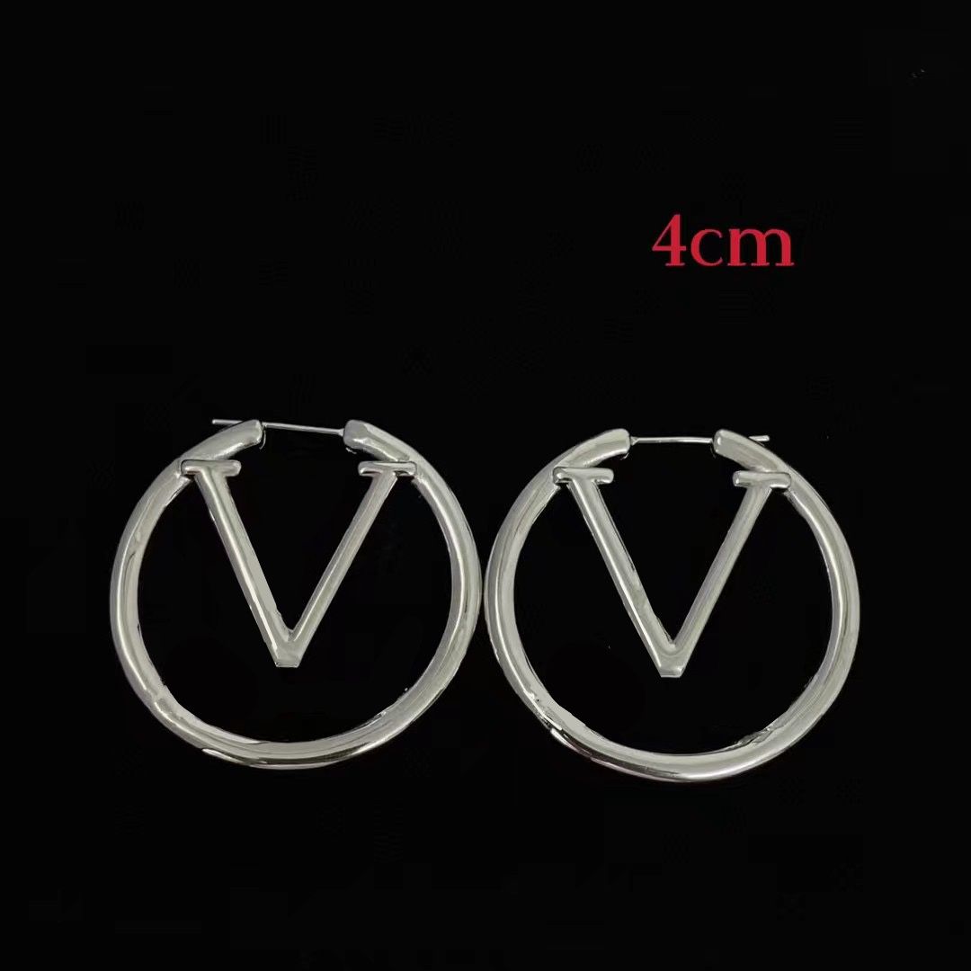 Boucles d'oreilles en argent 4 cm (sans boîte)