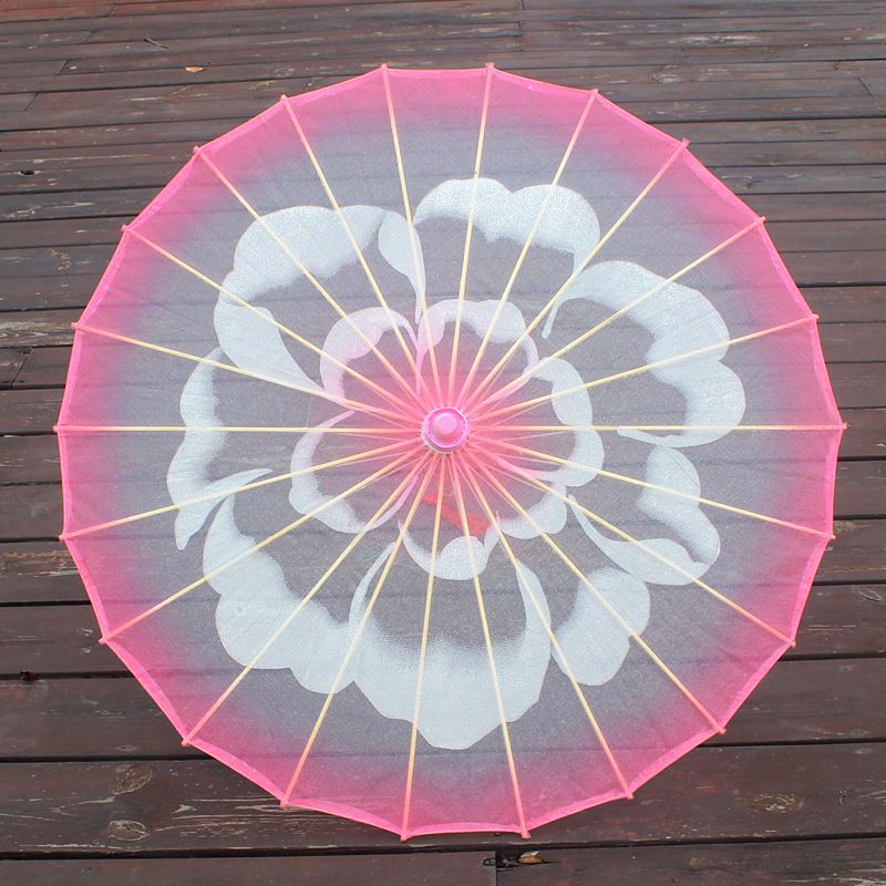 Розовый зонт