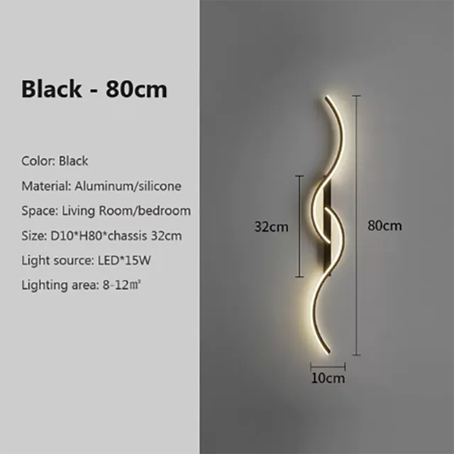 Black 80cm Cool white - No RC