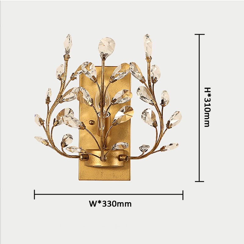 Doré Sans ampoule D330xH310mm