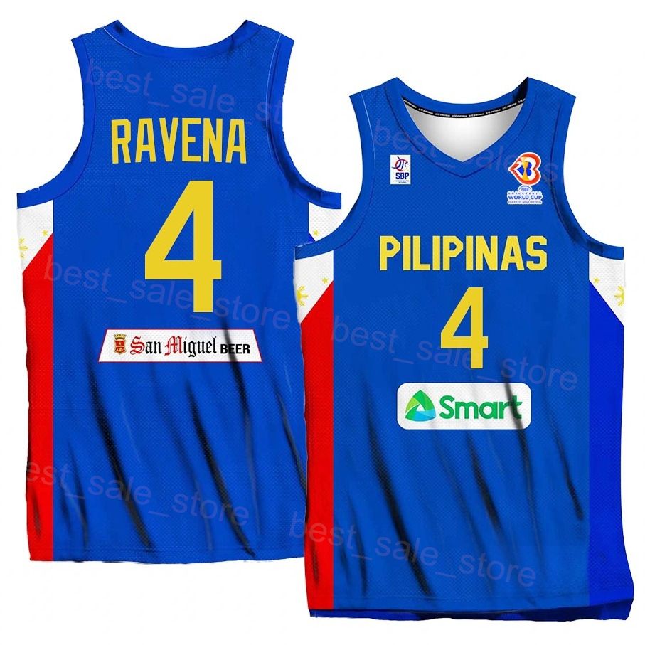 Printed World Cup 2023 Basketball Jersey Philippines Shirt 6 CLARKSON 24  Dwight RAMOS 15 June Mar FAJARDO 34 ARIEL JOHN EDU 16 ROGER POGOY 13 JAMIE  JAMES MALONZO From Best_sale_store, $14.1