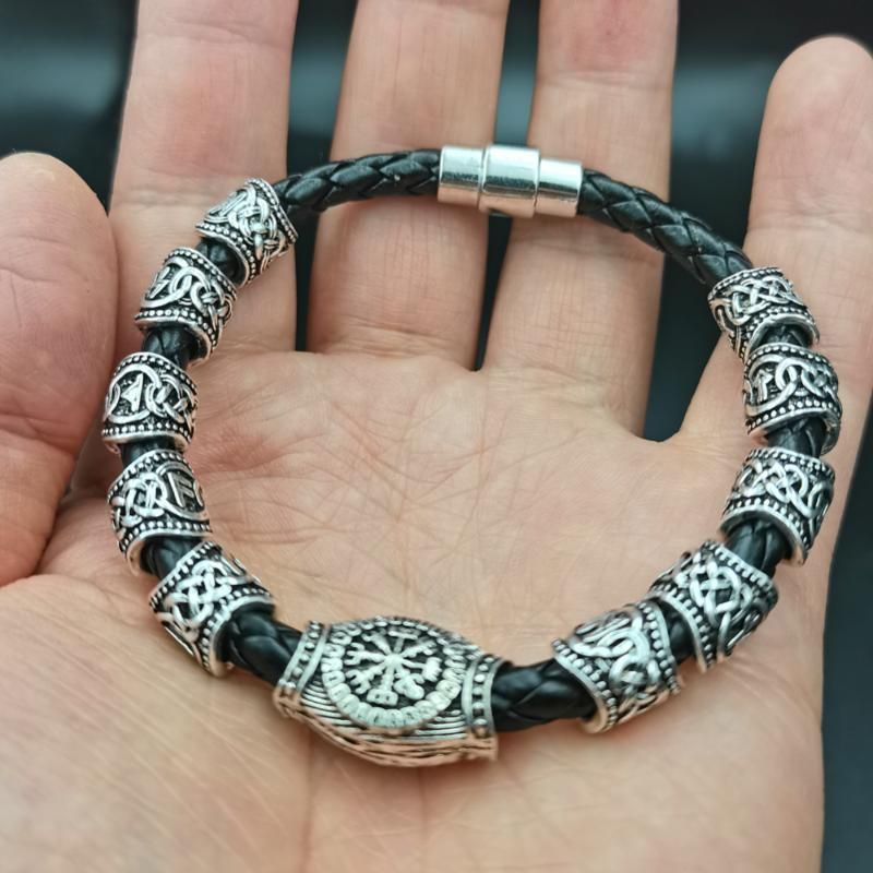 11rune pärlor silver 19 cm