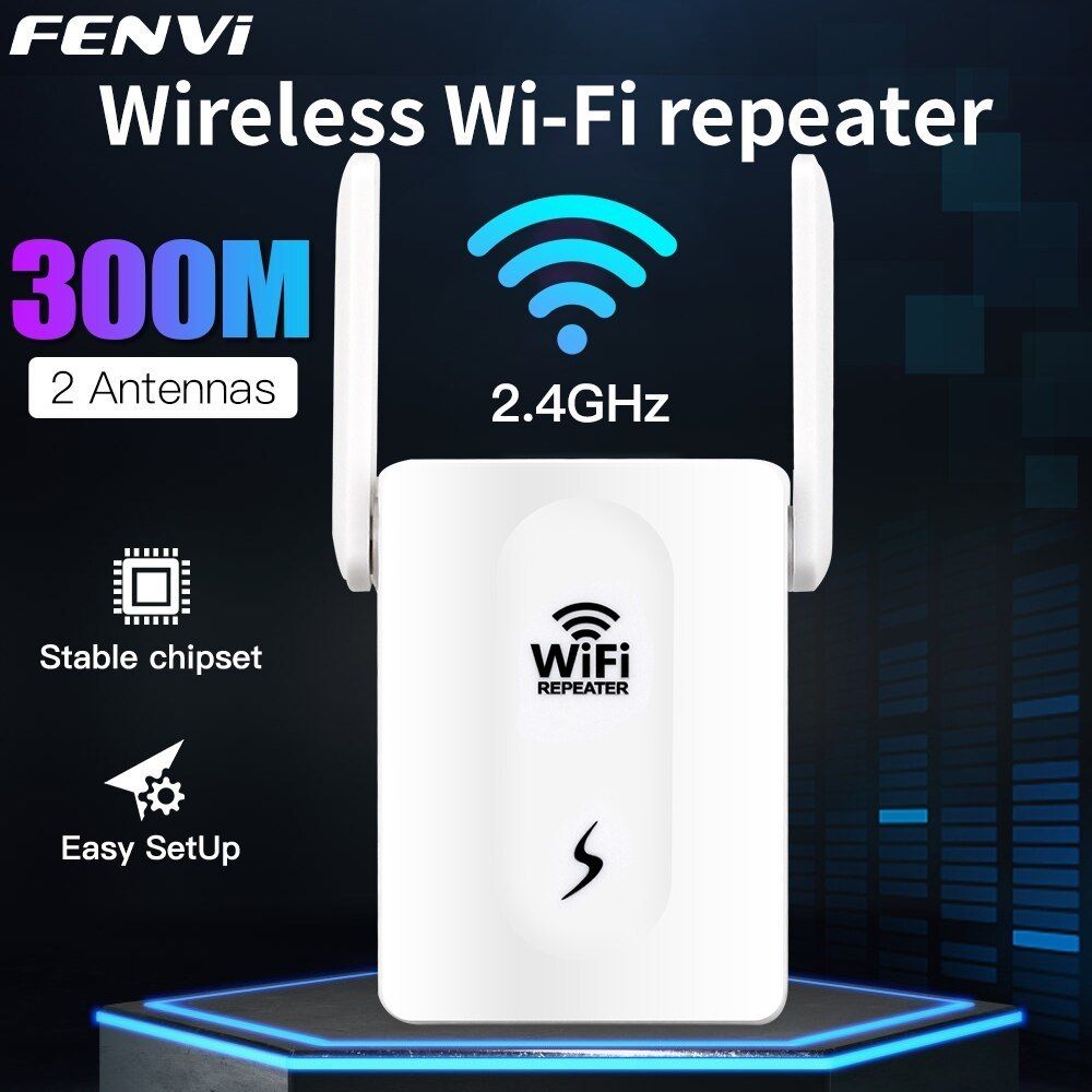 Routers 300Mbps WiFi Repeater Extender Amplifier WiFi Booster Wi Fi Signal  802.11N Long Range Wireless Access Point Repetidor 230901 From Nian04,  $8.65