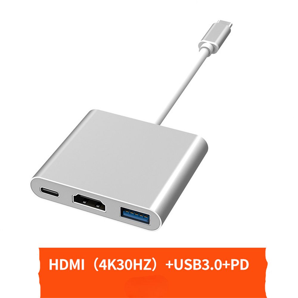 3in1-4 HDMI4K30Hz+USB3.0+PD