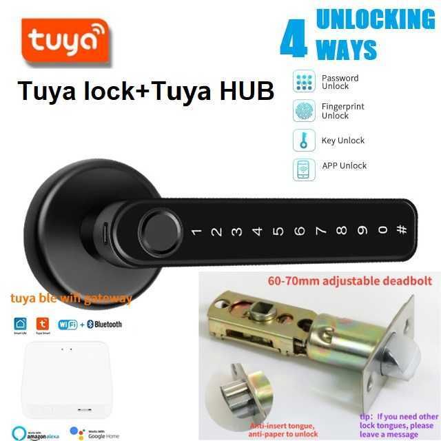 Tuya Lock b Hub-60-70mm verstellbar