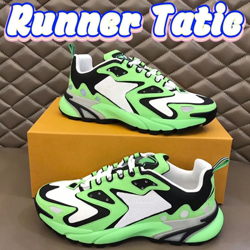 New Runner Tatic Running Shoes Mens Designer Trainer Sneaker Black