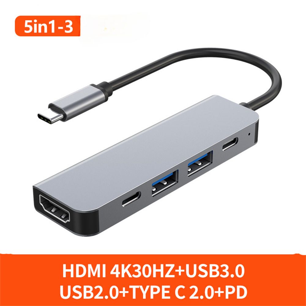5in1-3 HDMI4K30Hz+USB3.0+USB2.0