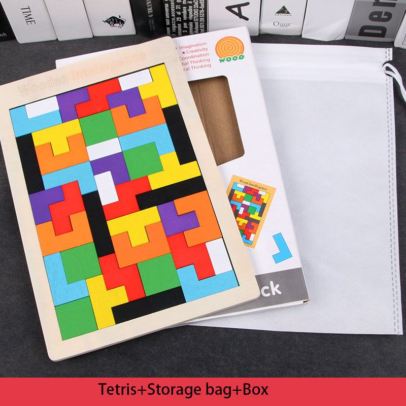 Tetris+Bolsa de almacenamiento+Caja