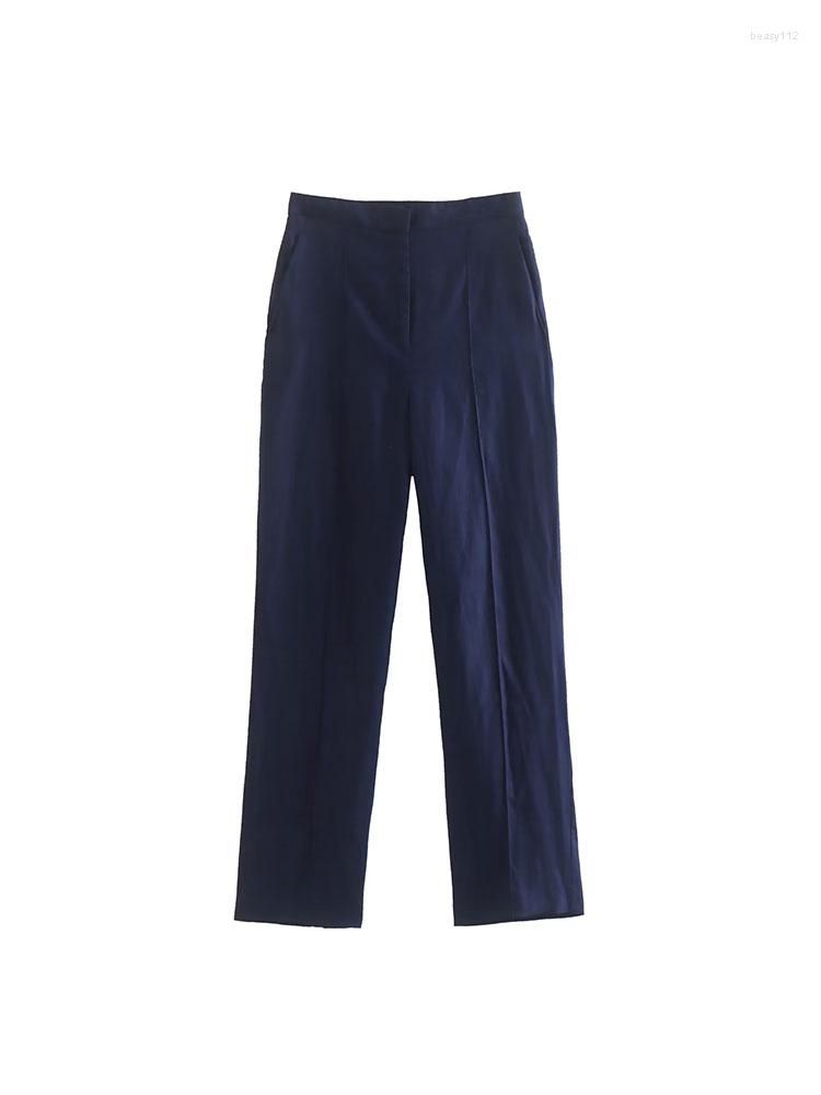 pantaloni blu navy