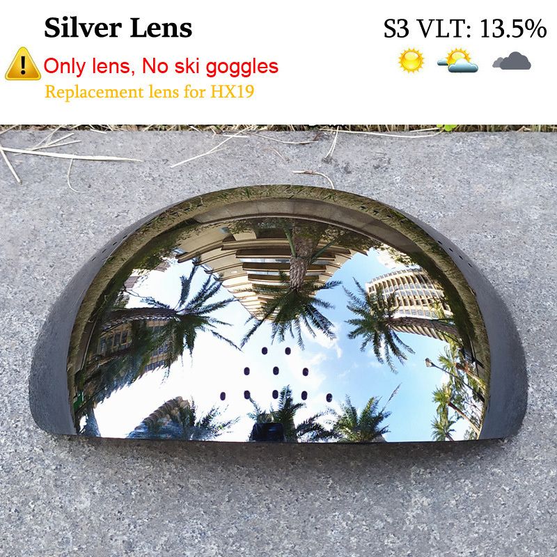 Yalnızca gümüş lens