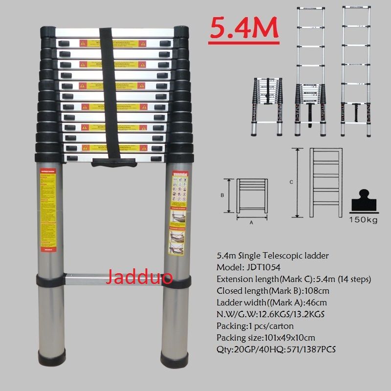 5,4 m stege