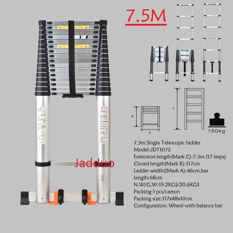 Échelle de 7,5 m