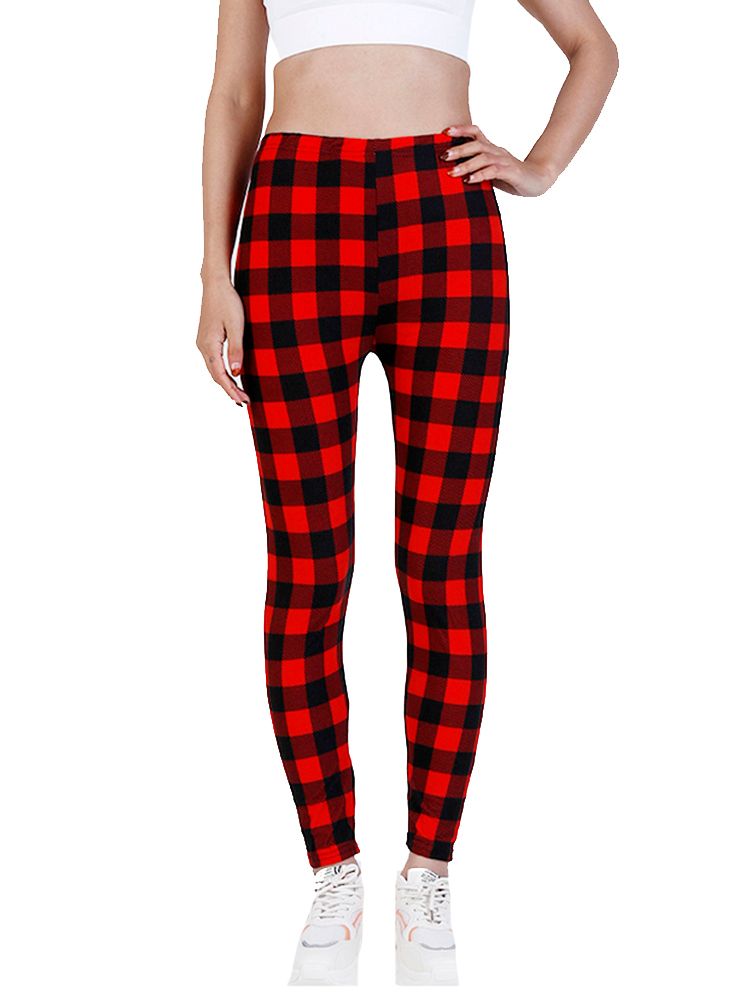 quadratischer rotes Plaid