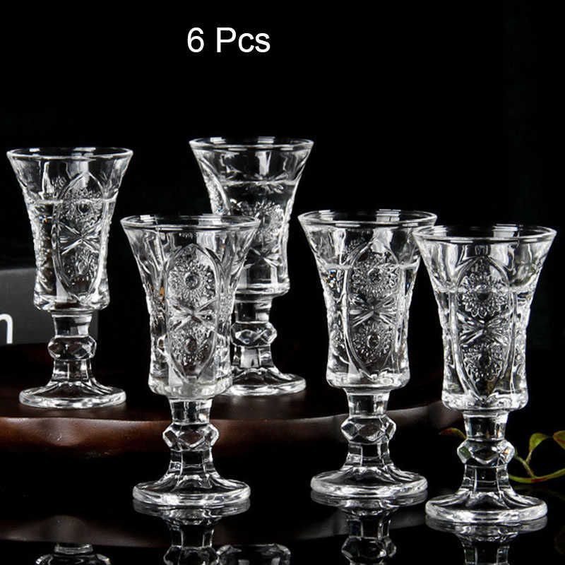 6 pièces verre à vin-34ml