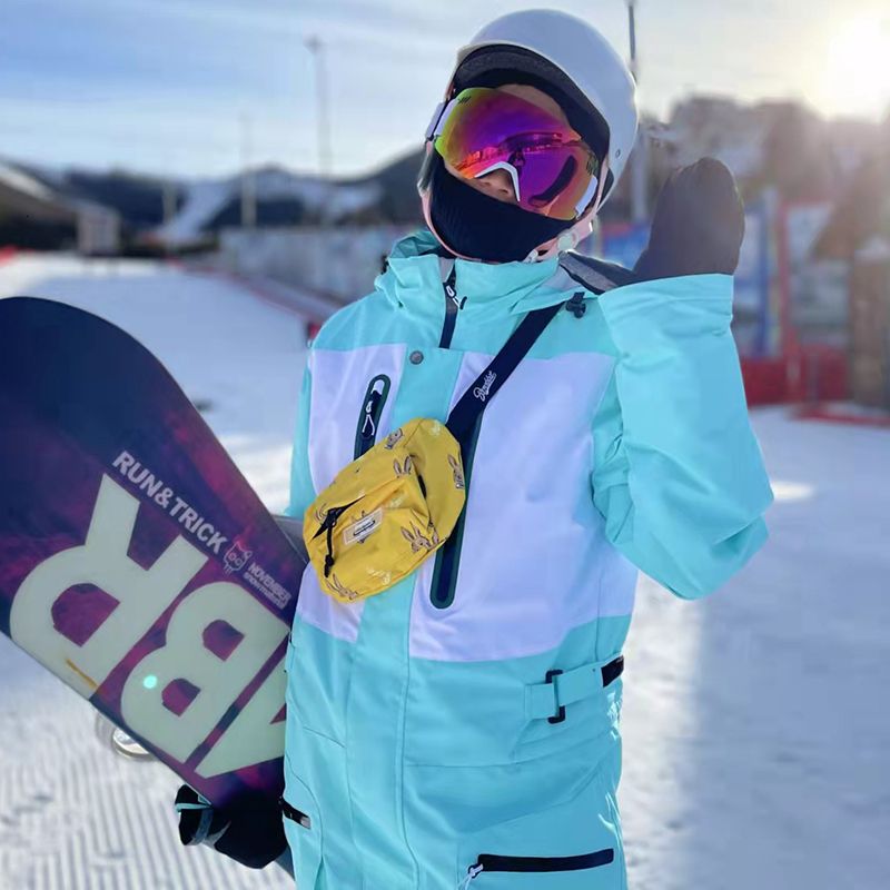 Mono de esquí para mujer, traje de nieve de invierno para mujer, mono  cálido para mujer, traje de snowboard para mujer, mono de esquí para mujer,  traje de nieve azul 