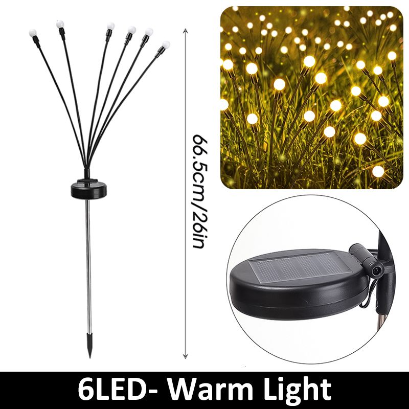 6 LEDs – warmes Licht