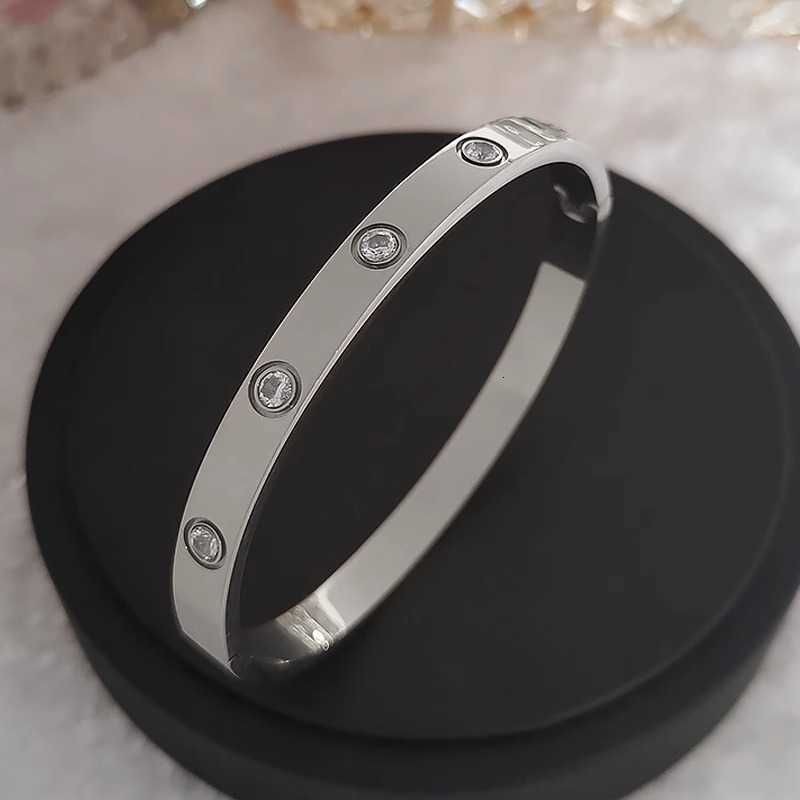 Snap Ten Diamond Bracelet with Inner S