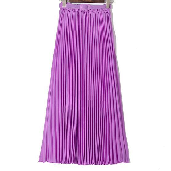 purple long skirts