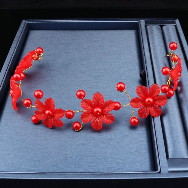 flower red China Headbands