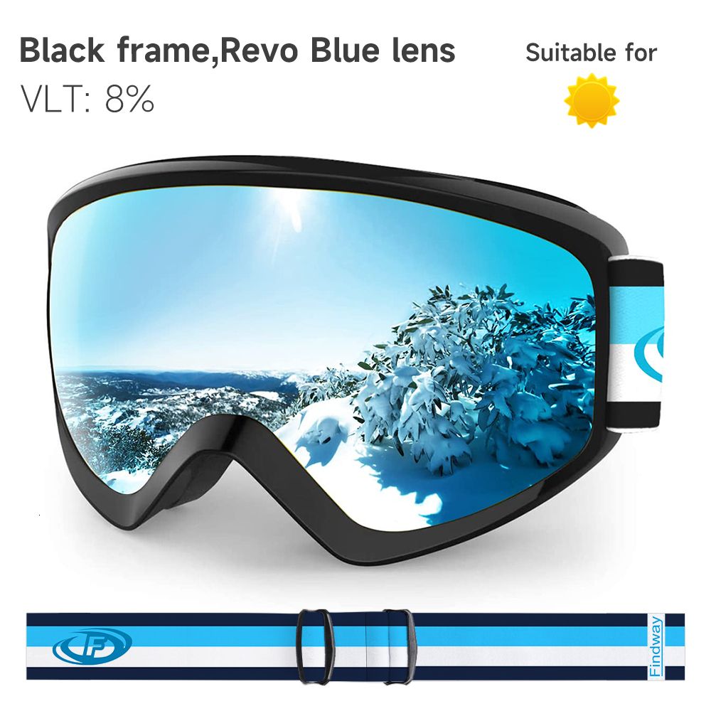 black frame blue