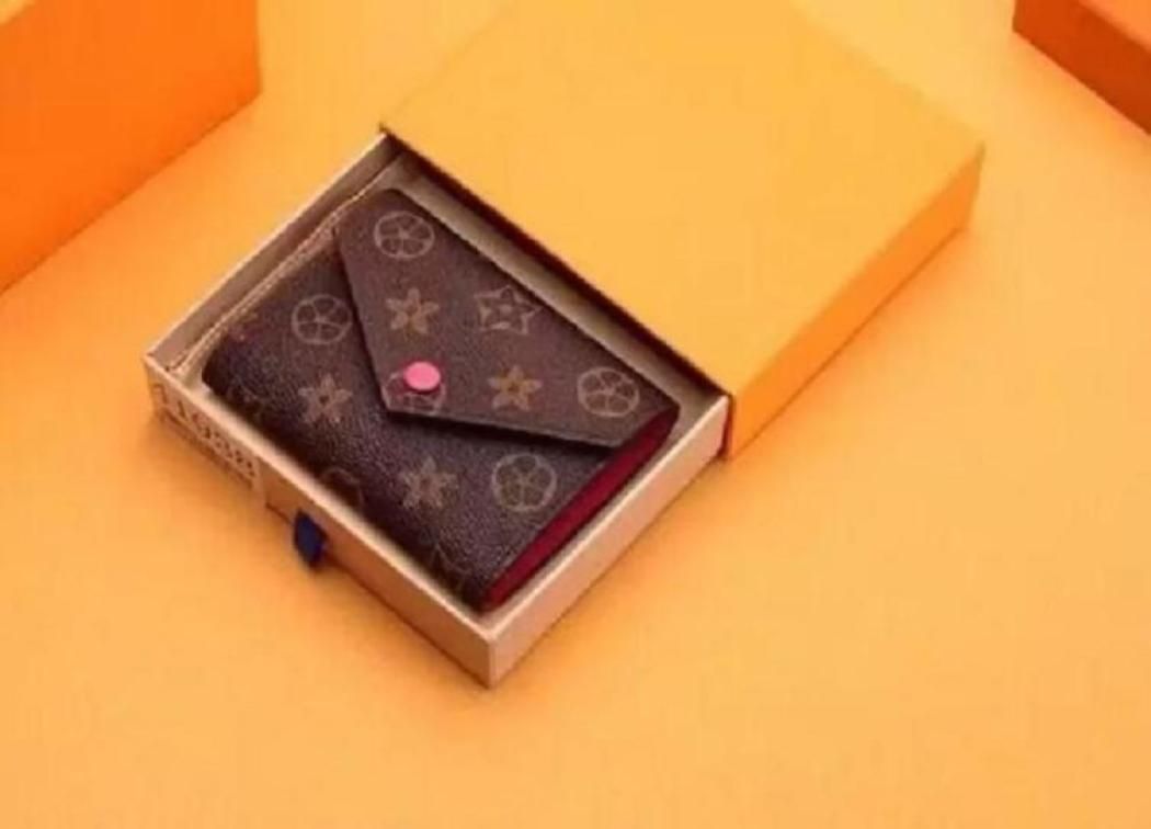M41938 Classic Designer VICTORlNE Wallet Hasp Button Women Short