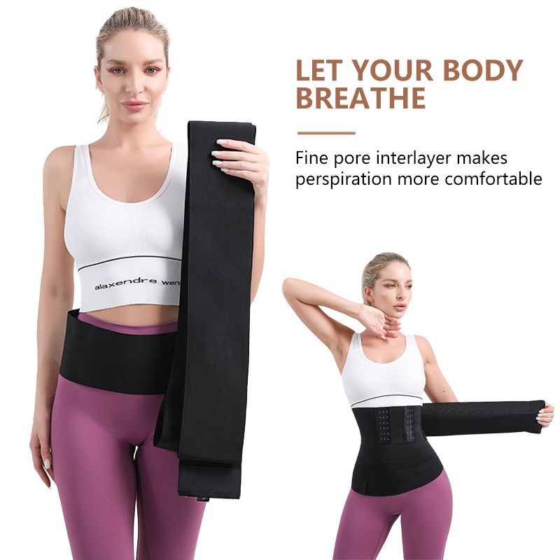 Upgrade Waist Trainer for Women Snatch Me Up Bandage Under Clothes Tummy  Wrap Invisible Plus Size Slimming Tummy Belt Shapewear