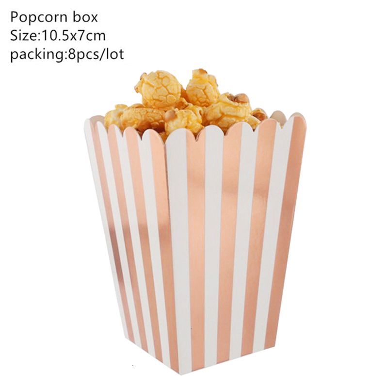 8pcs Popcorn Box B