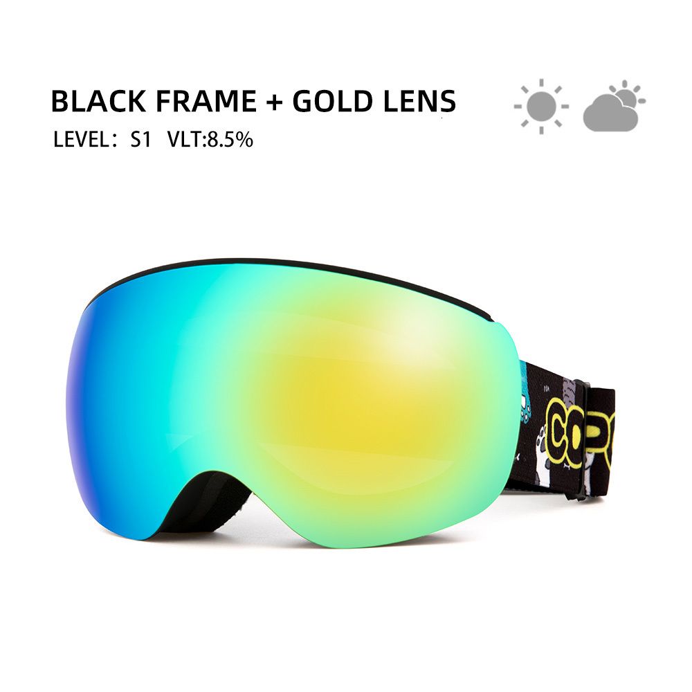 black frame gold