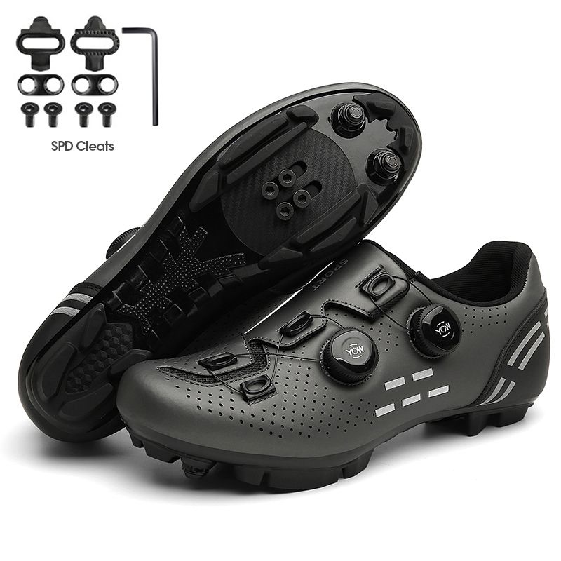 cleats mtb grey