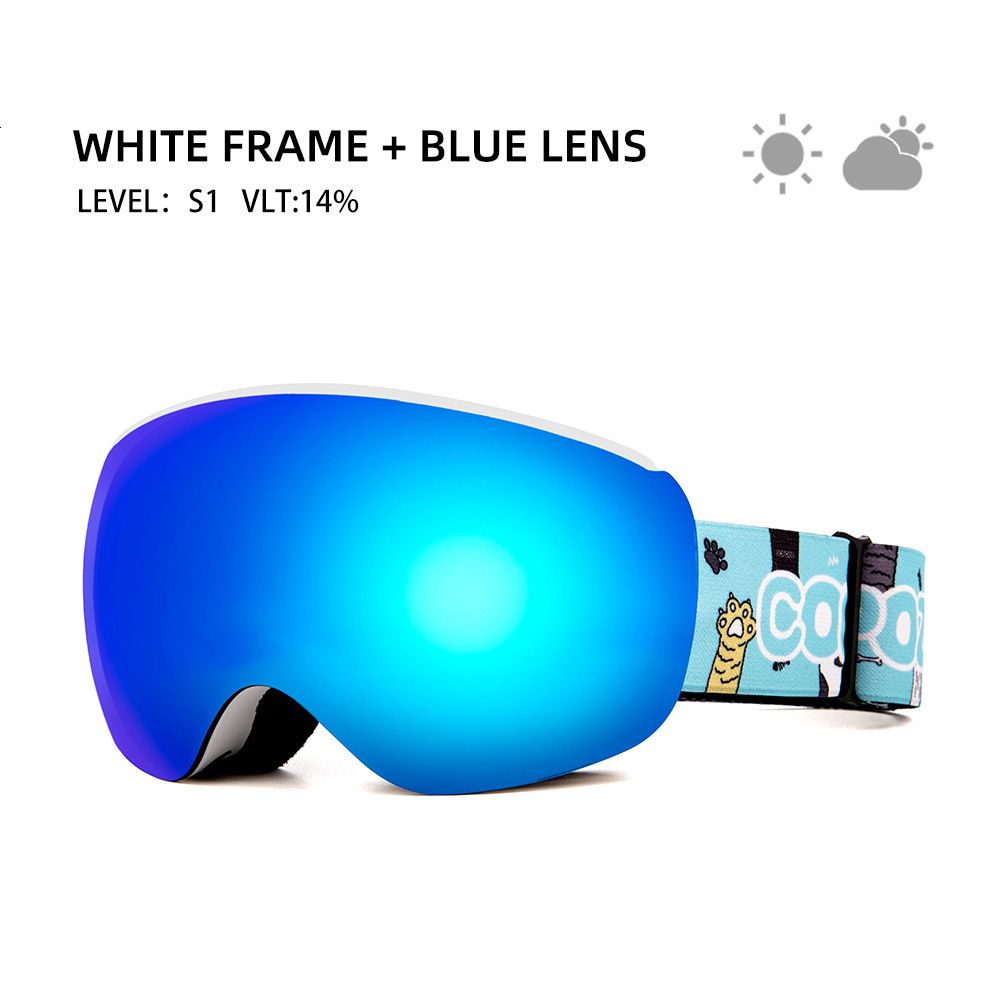 white frame blue