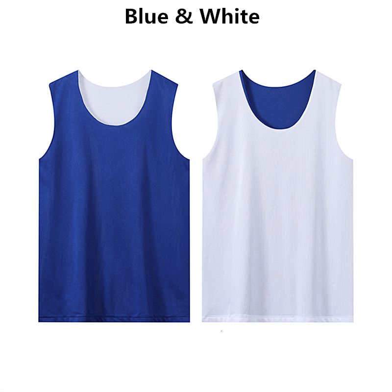 Blue White-XL