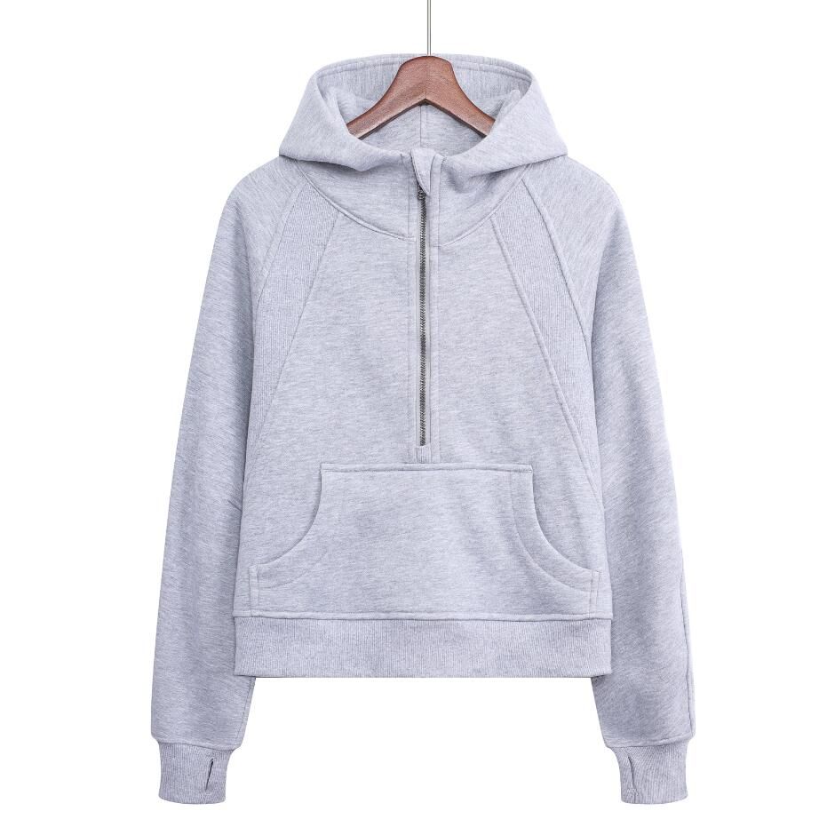 4 Half Zip Light Grey