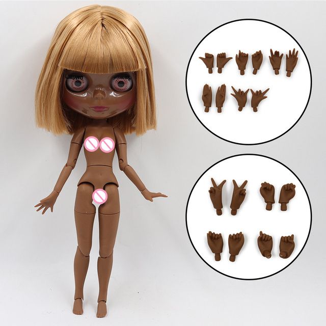 0535super Black Skin-30cm Height Doll