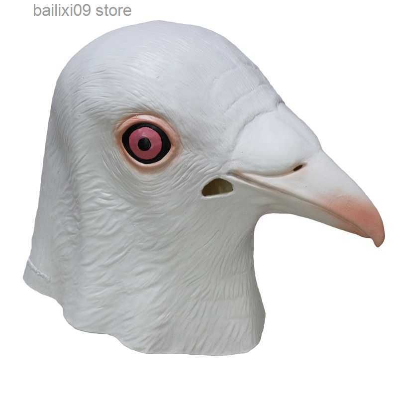 Máscara de pomba branca