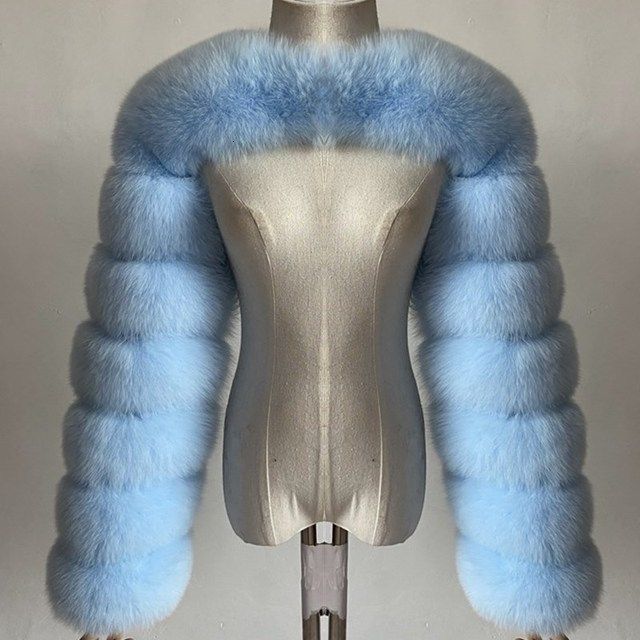 light blue coat