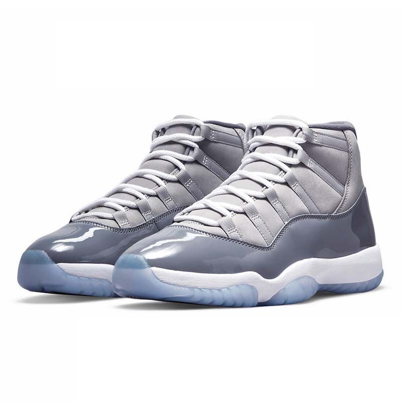 With Box Mens Trainers Jumpman Basketball Shoes Cool Grey 11