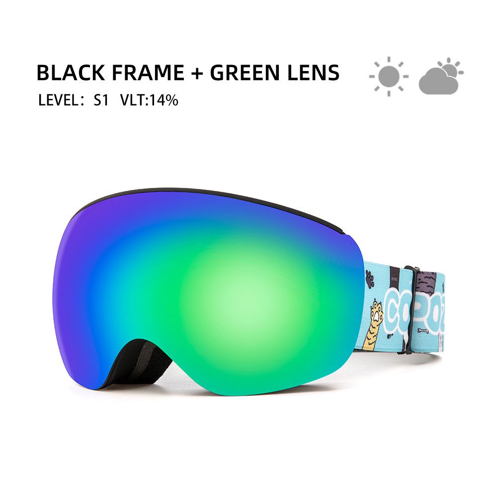 black frame green