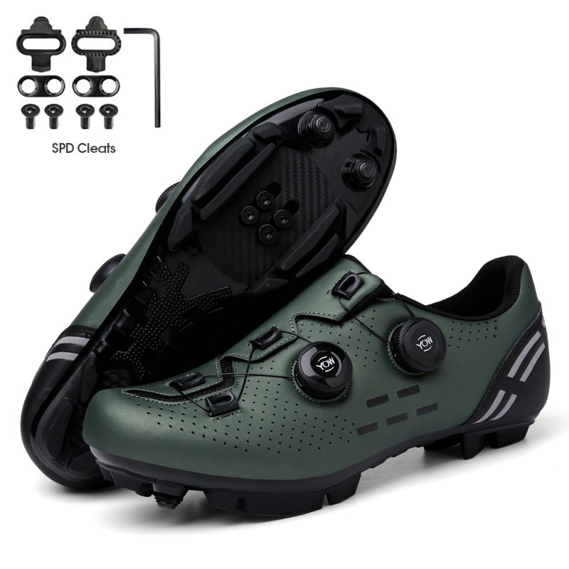 cleats mtb green