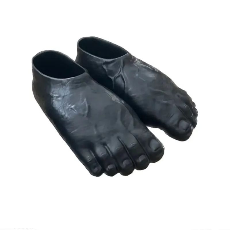 Imran Potato Caveman Slippers Grey