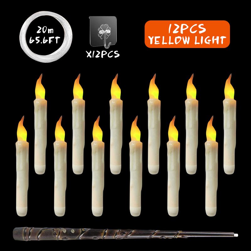 12pcs Yellow Light