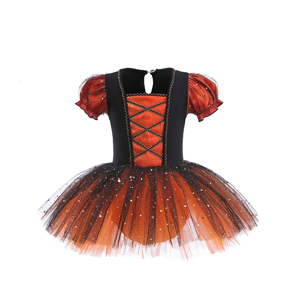 orange witch dress a