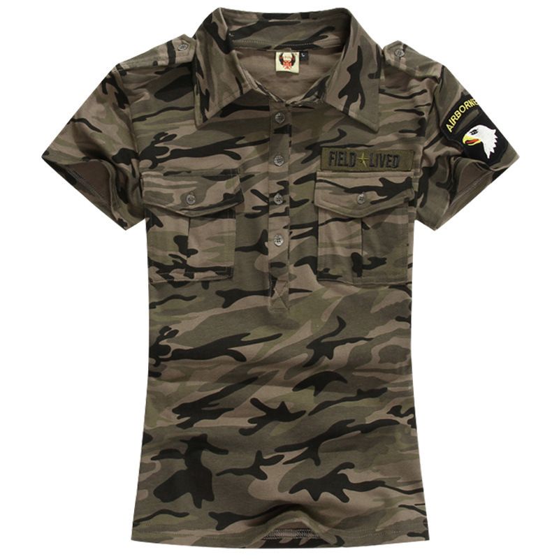 camouflage polo 6921