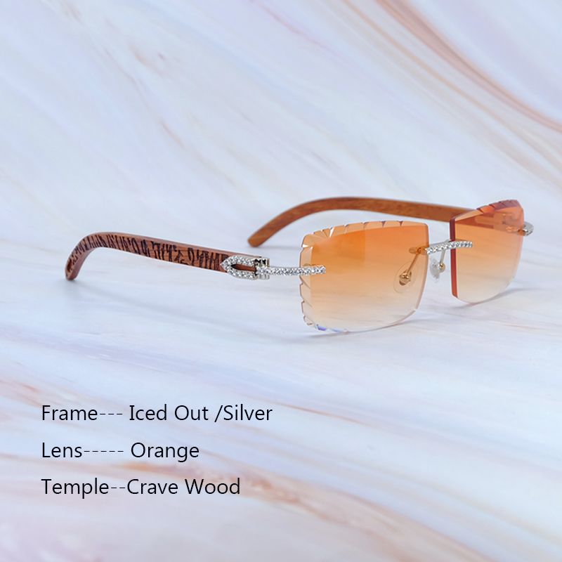 iced craved silver orange