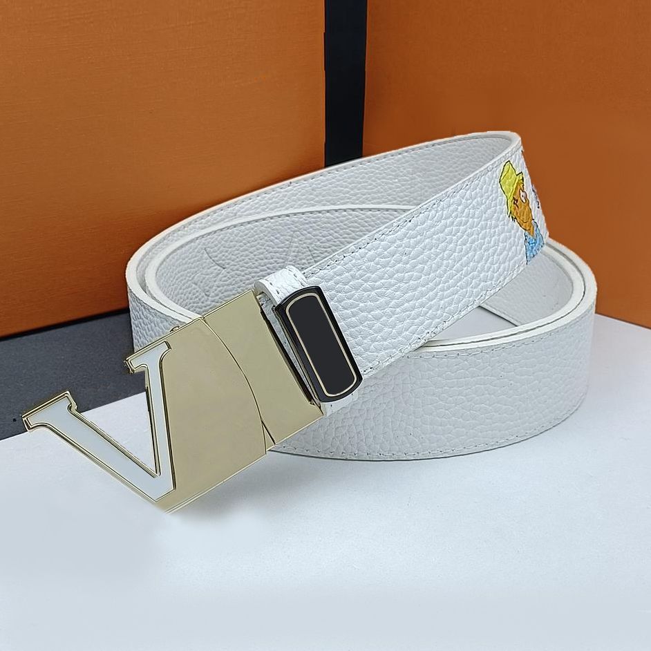 white gold buckle + white belt