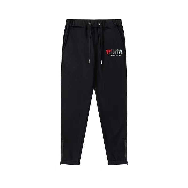 pantalon lettre noir et rouge